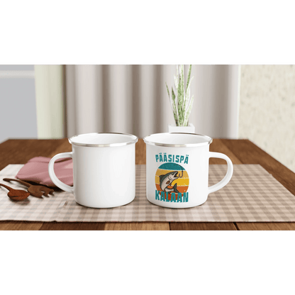 Pääsispä Kalaan | Siika - Emalimuki 3,5dl - Mun Paita