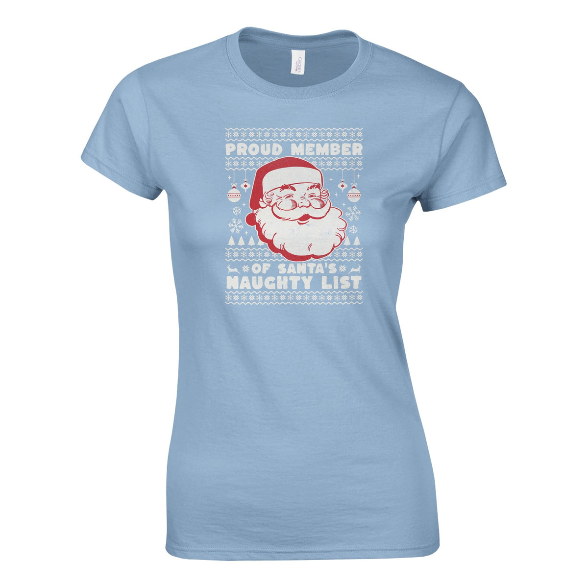 Proud Member of Santa's Naughty List - Naisten T - paita - Mun Paita