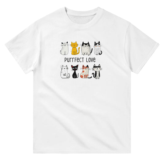 Purrfect Love - 3XL - 5XL - Mun Paita