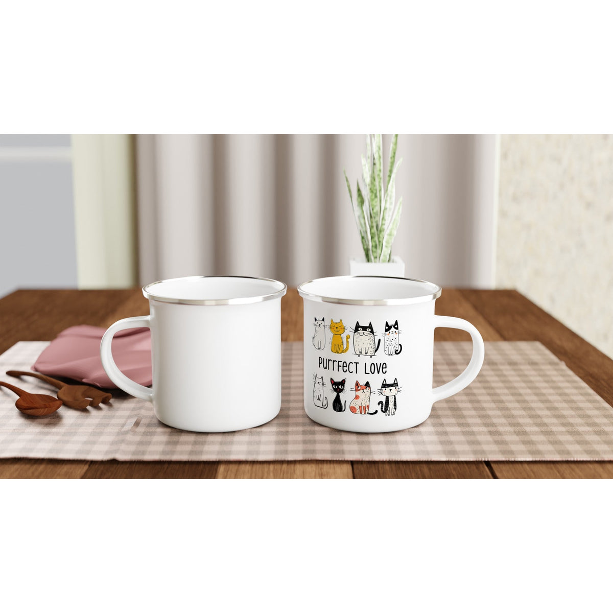 Purrfect Love Cats - Emalimuki 3,5dl - Mun Paita