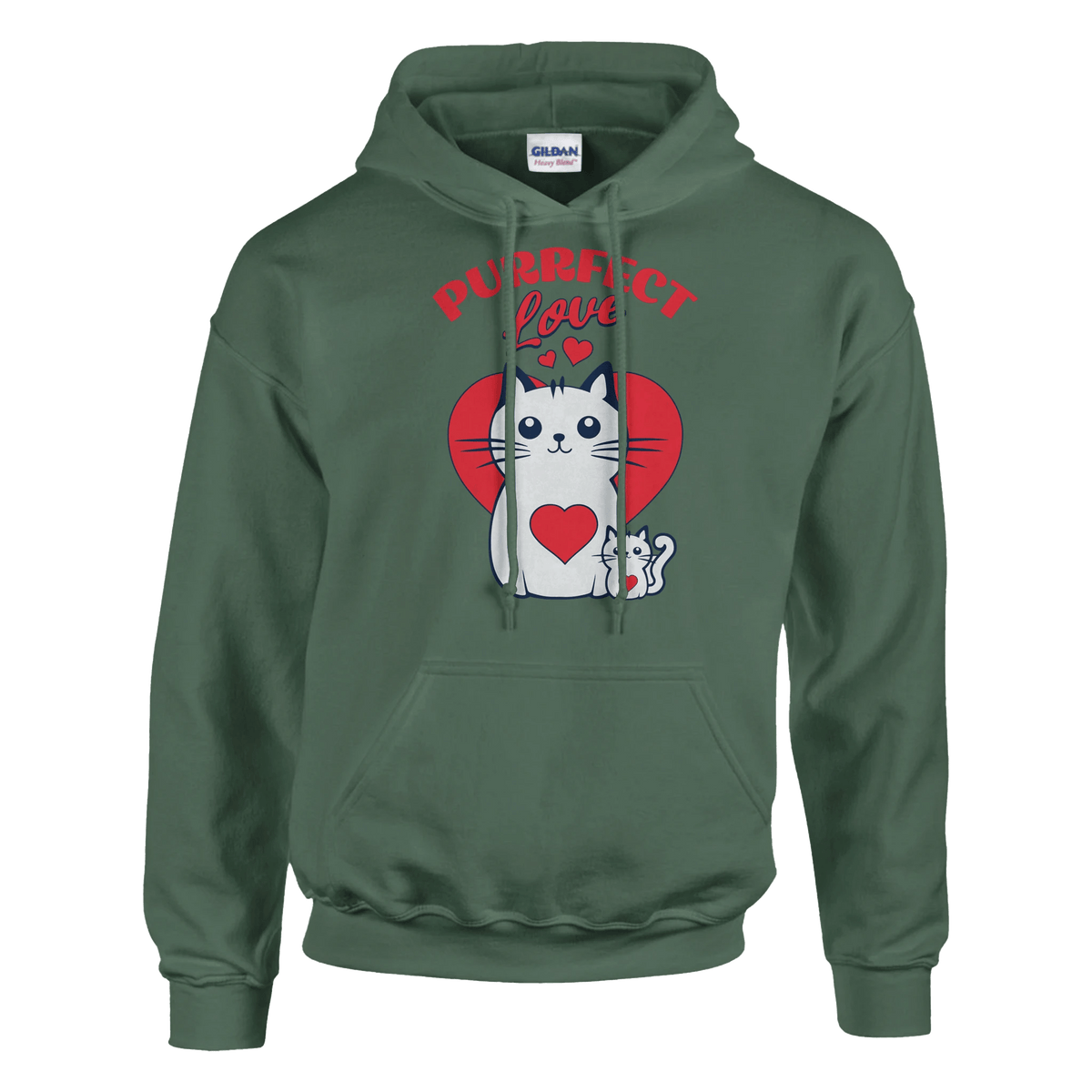 Purrfect Love Kissat - Huppari - Mun Paita