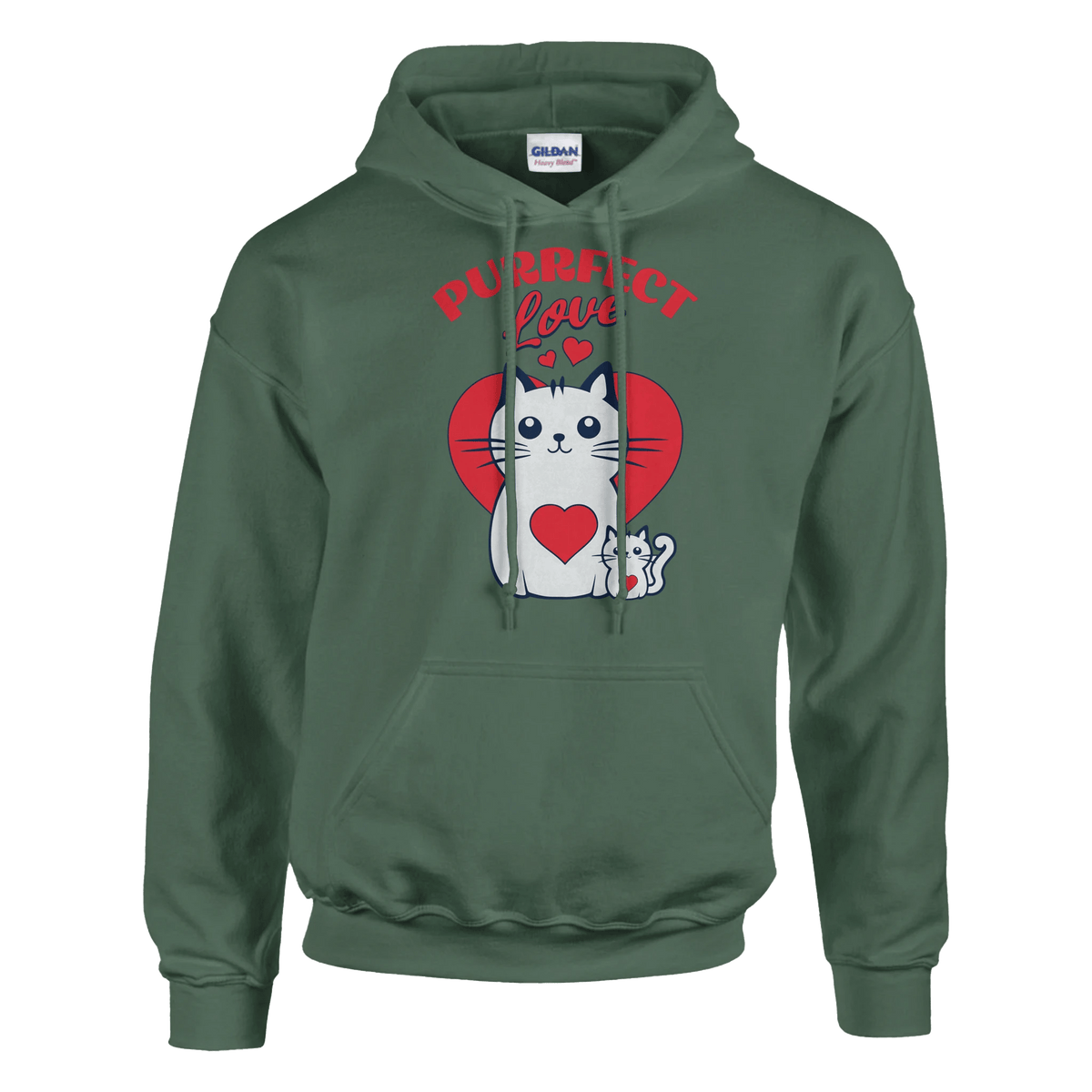 Purrfect Love Kissat - Huppari - Mun Paita