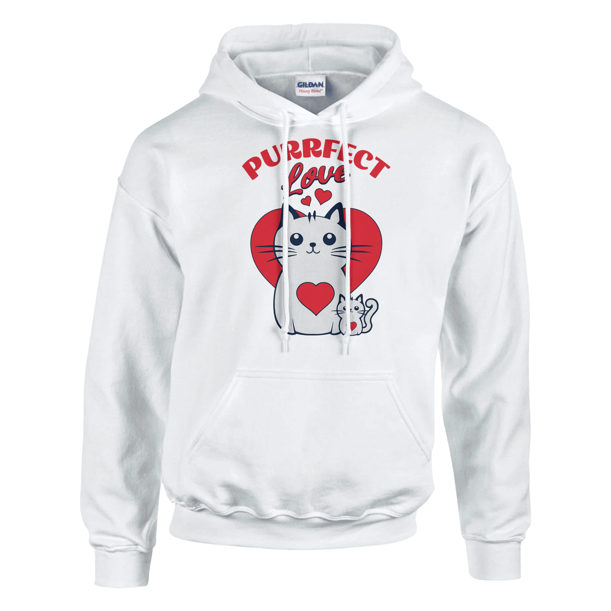 Purrfect Love Kissat - Huppari - Mun Paita