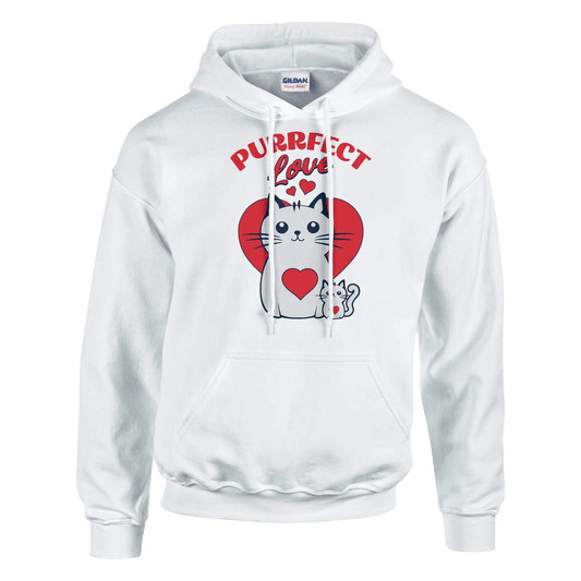 Purrfect Love Kissat - Huppari - Mun Paita