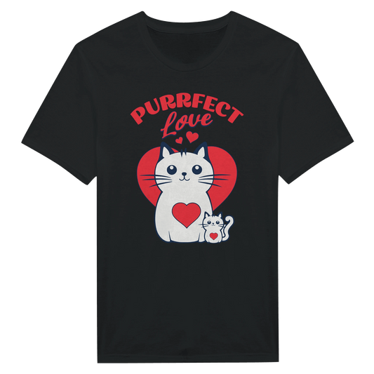 Purrfect Love Kissat - Miesten T - paita - Mun Paita