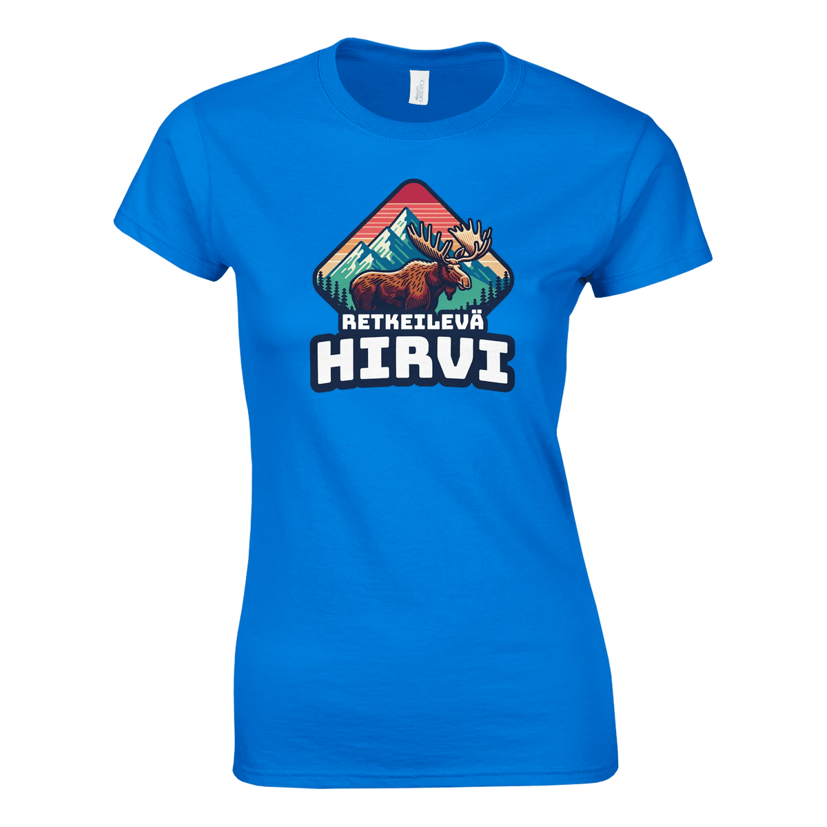 Retkeilevä Hirvi - Naisten T - paita - Mun Paita