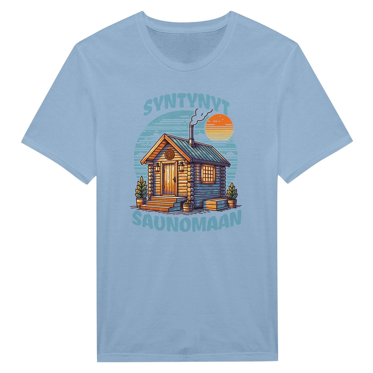Syntynyt Saunomaan - Miesten T - paita - Mun Paita