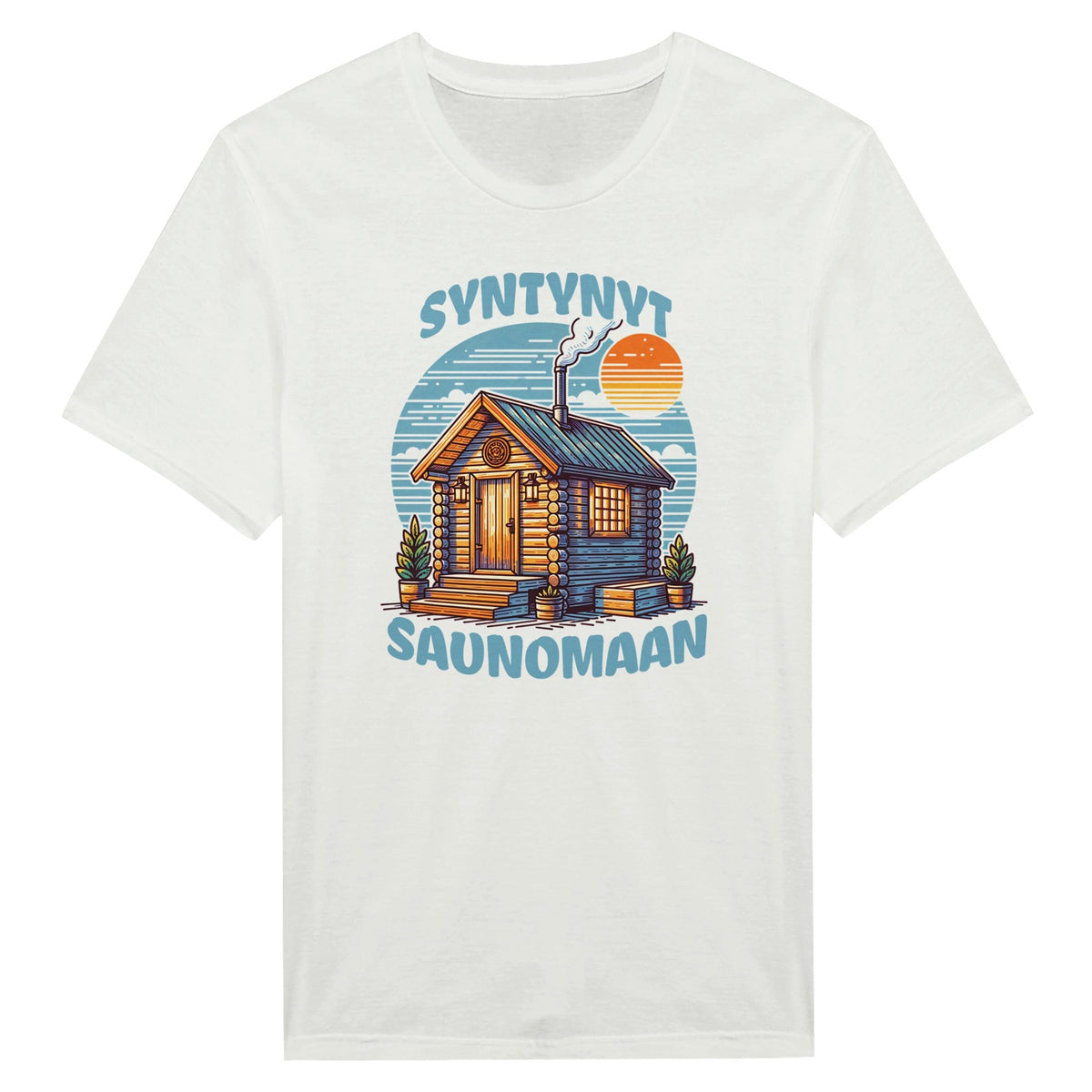 Syntynyt Saunomaan - Miesten T - paita - Mun Paita