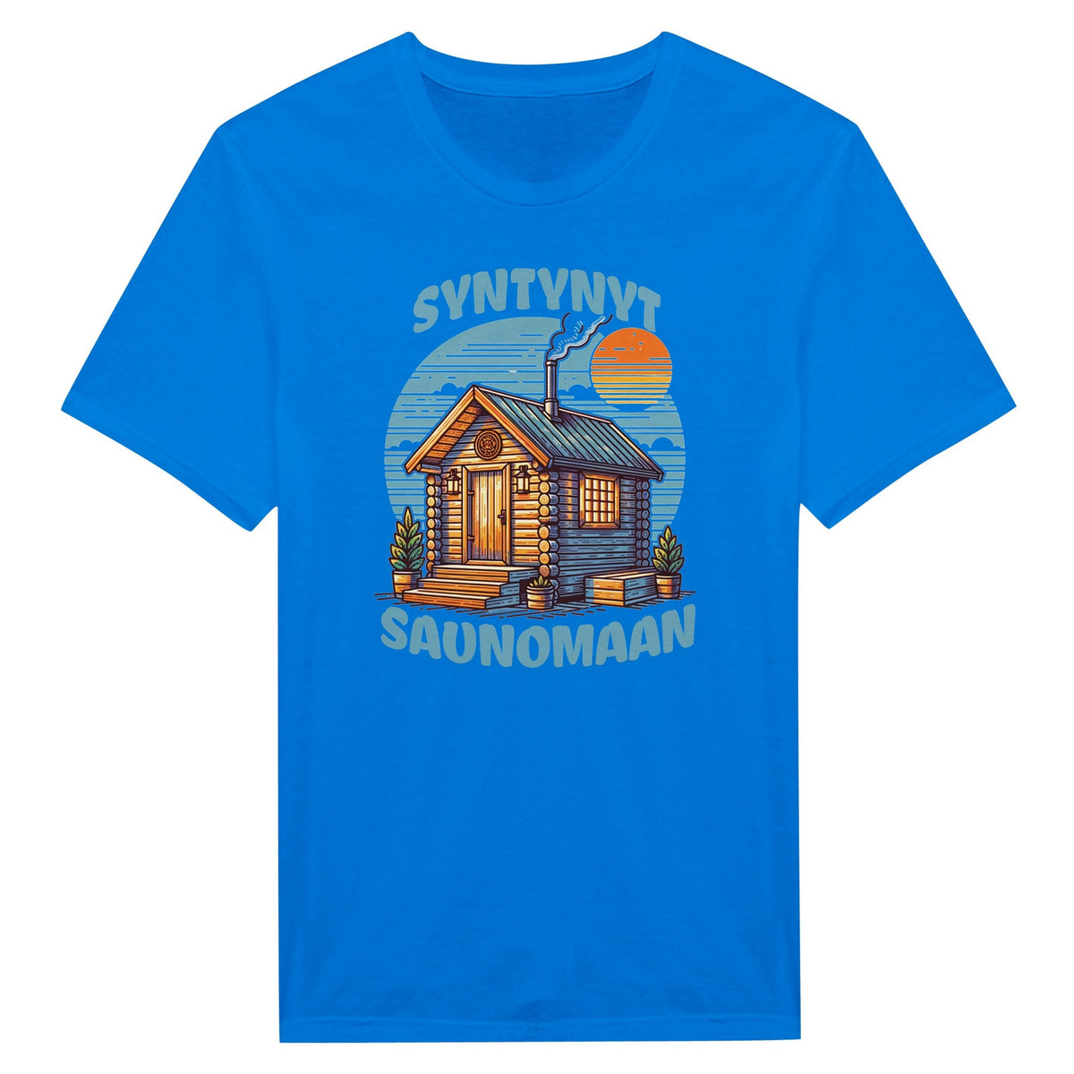 Syntynyt Saunomaan - Miesten T - paita - Mun Paita